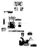 Page C Diagram and Parts List for 31AH763G401 2001 Yard Man Snow Blower